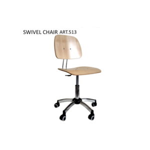 Adjustable chair with seat and backrest in beech wood - ART.513